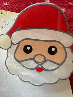 TARGET Joy is All Around Christmas SANTA Hair Claw Clip Holiday Gift NWT